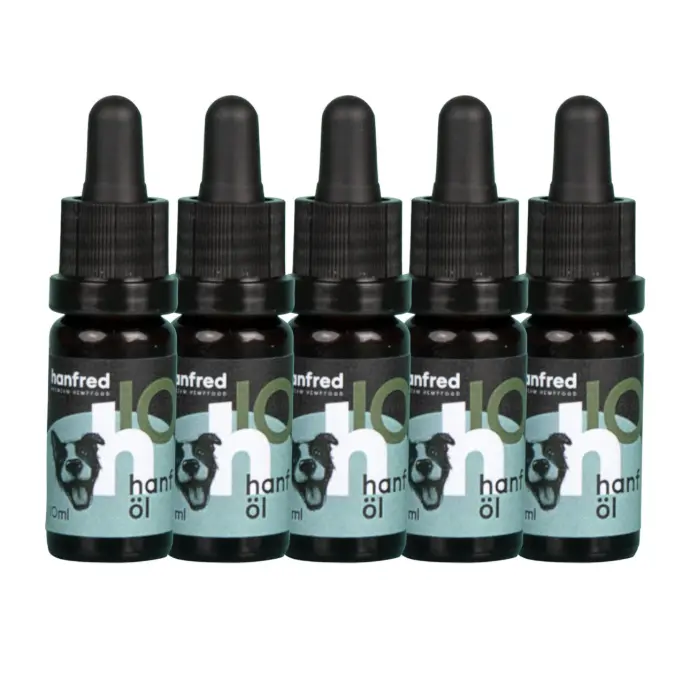 [ho216] Hanfaromaöl Hunde 10% 10ml EH5